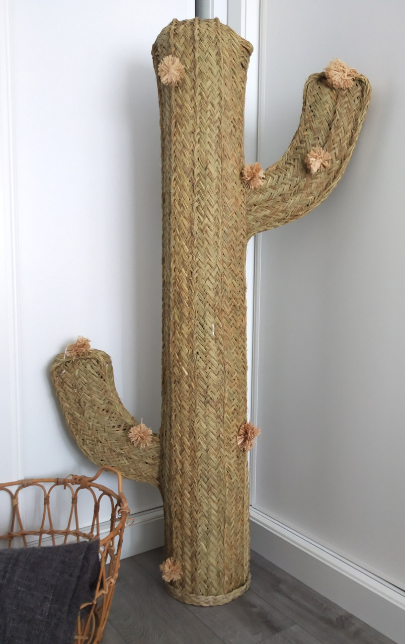 Cactus grande pompones rafia